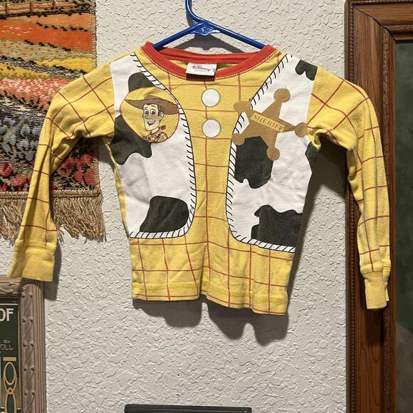 Vintage 90’s RARE Toy Story Disney Woody Western Shirt Size 4 - Picture 1 of 4